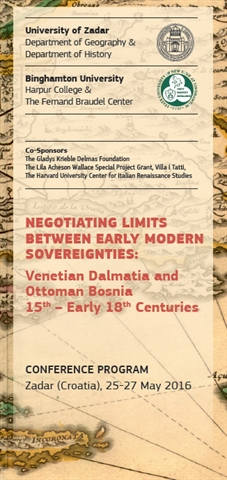 Međunarodni znanstveni skup "Negotiating Limits Between Early Modern Sovereignties: Venetian Dalmatia and Ottoman Bosnia 15th – Early 18th Centuries"